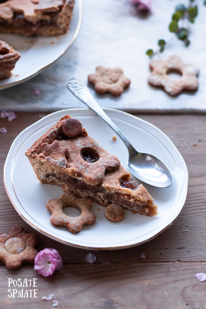 Crostata senza burro con farina segale_Posate-Spaiate