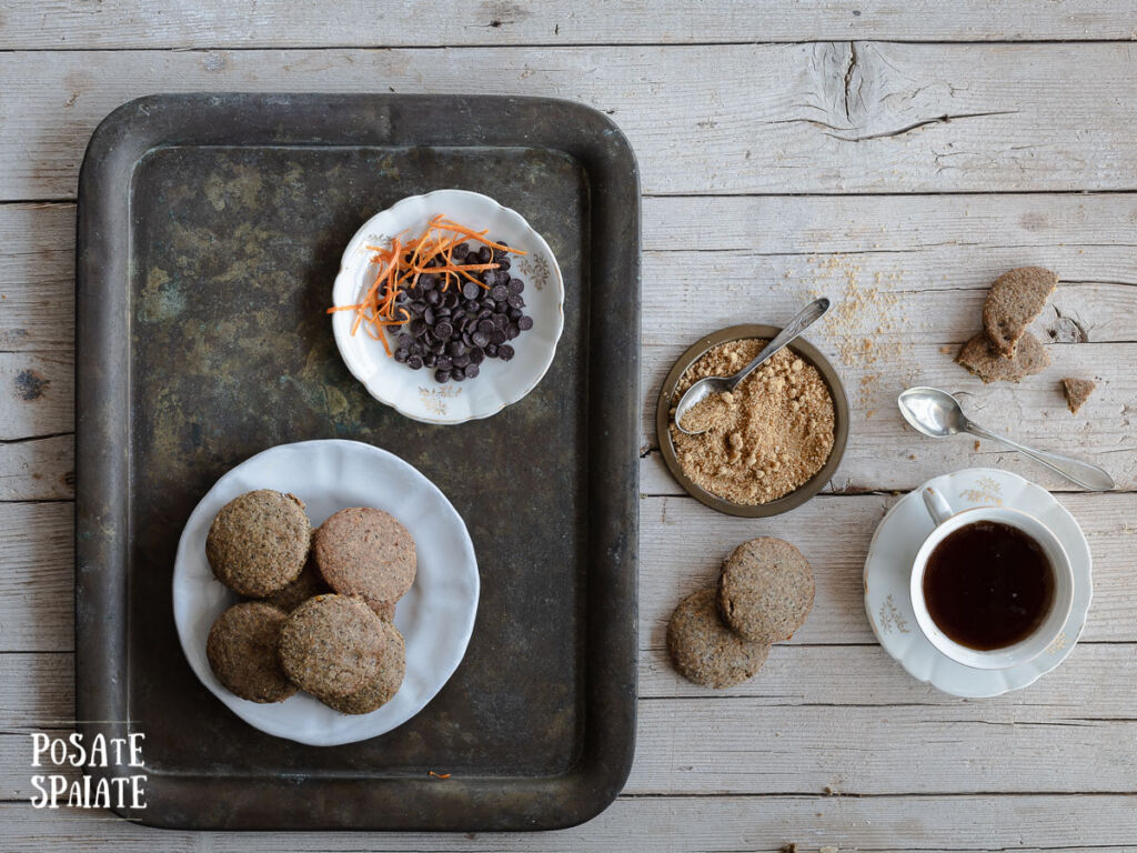 Biscotti di farro con cioccolato e arancia_Posate Spaiate